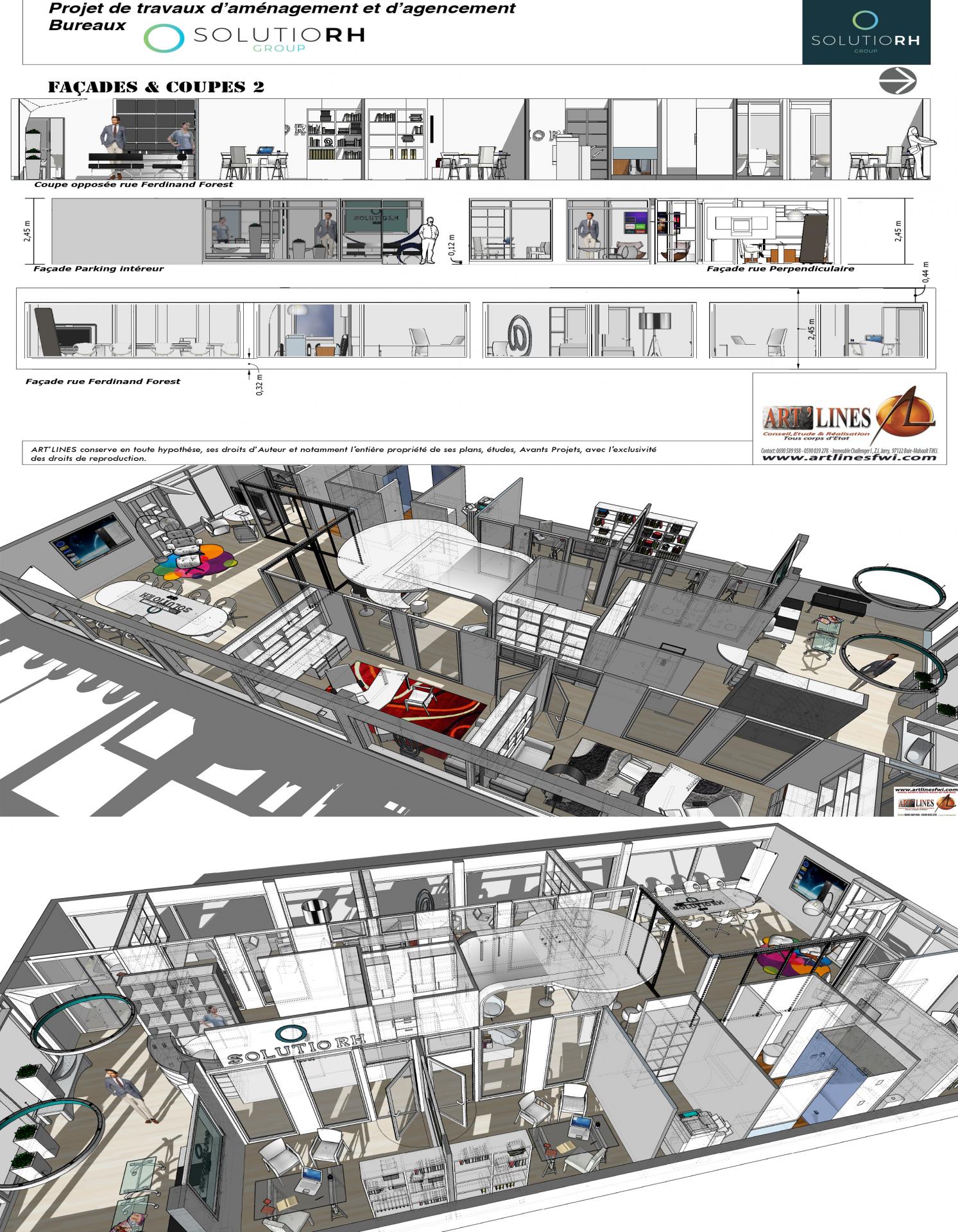 Conception bureaux.